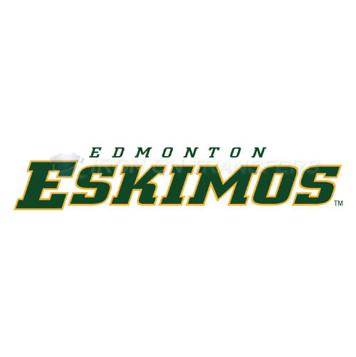 Edmonton Eskimos Iron-on Stickers (Heat Transfers)NO.7590